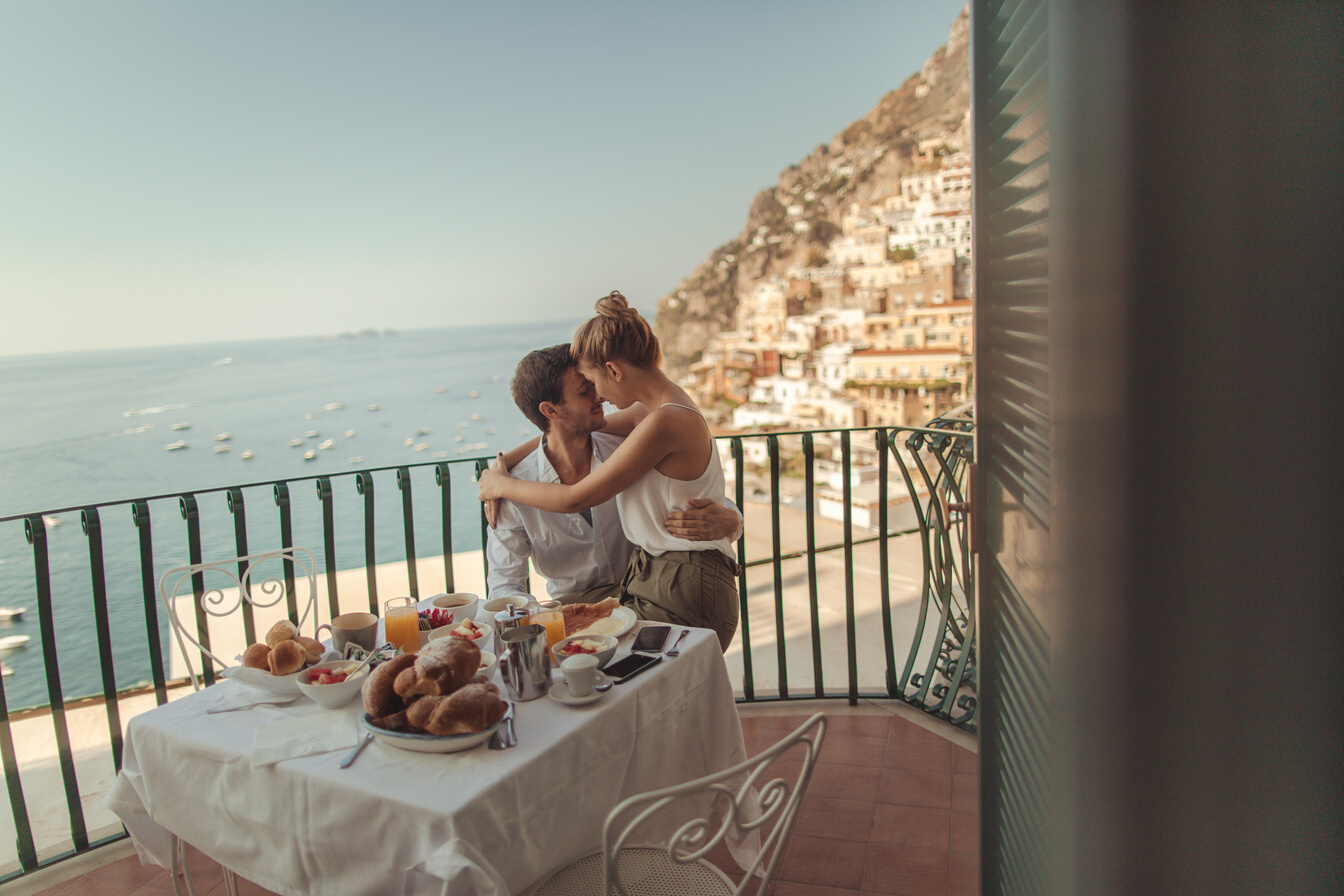 Honeymooners in Italy